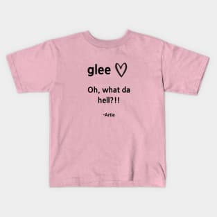 Glee/Artie/What da hell? Kids T-Shirt